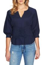 Women's 1.state Blouson Corset Blouse - Blue