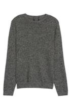 Men's Nordstrom Men's Shop Cashmere Crewneck Sweater, Size - Black