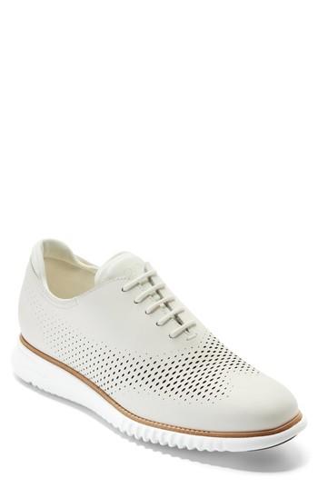 Men's Cole Haan 2.zerogrand Wingtip .5 M - White