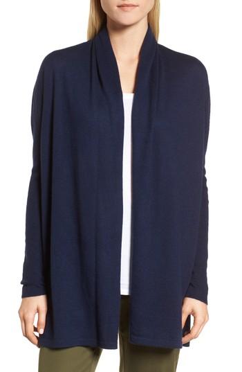 Women's Nordstrom Signature Cashmere Cardigan - Blue