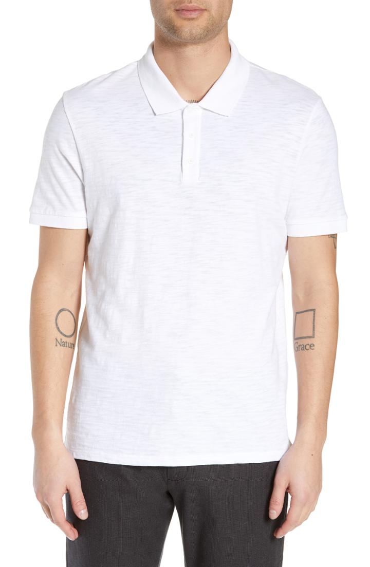 Men's Vince Slub Fit Polo Shirt