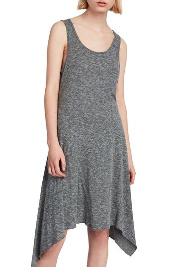 Women's Allsaints Ella Flame Handkerchief Hem Tank Dress - Grey