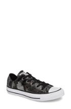 Women's Converse Chuck Taylor All Star Ox Leather Sneaker M - Black