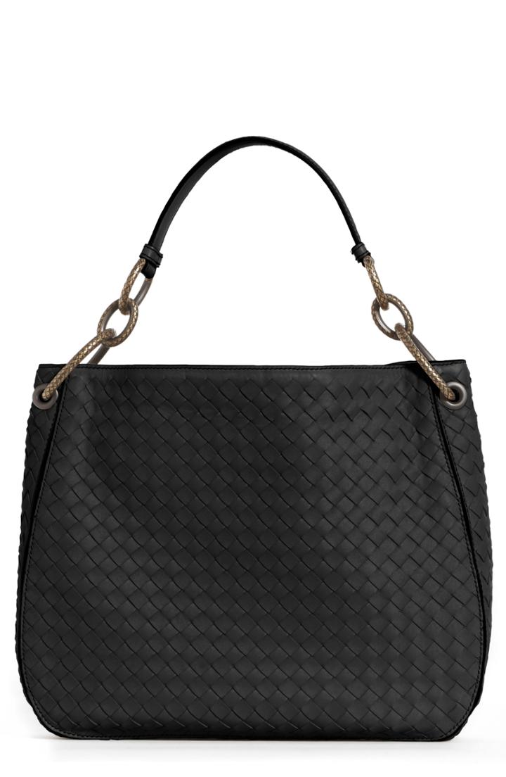 Bottega Veneta Small Loop Leather Hobo -