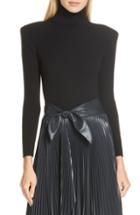 Women's A.l.c. Addison Merino Wool Blend Turtleneck - Black