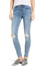 Women's Vigoss Edie Distressed Skinny Jeans - Blue