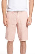 Men's Original Paperbacks 'havana' Linen Shorts - Pink