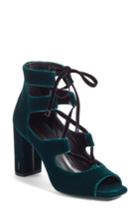 Women's Saint Laurent Loulou Ghillie Sandal Us / 38eu - Blue/green