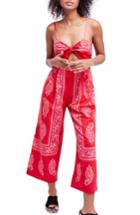 Women's Free People Feel The Sun Jumpsuit - Red