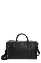 Men's Ted Baker London Novana Leather Duffel Bag - Black