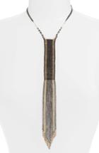 Women's Mhart Woven Chain Y-necklace