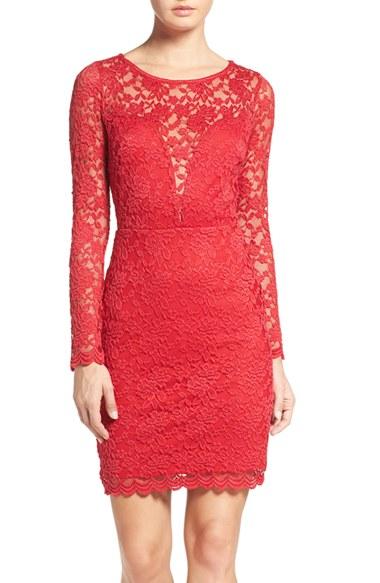 Women's Fraiche By J Lace Body-con Dress