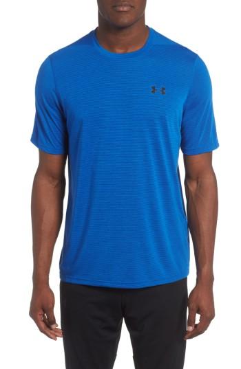 Men's Under Armour Threadborne Siro Fit T-shirt, Size Xx-large - Blue