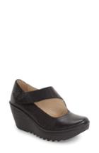 Women's Fly London 'yasi' Wedge Pump -9.5us / 40eu - Black