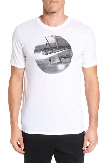 Men's Nike Photo Ball Graphic T-shirt - White
