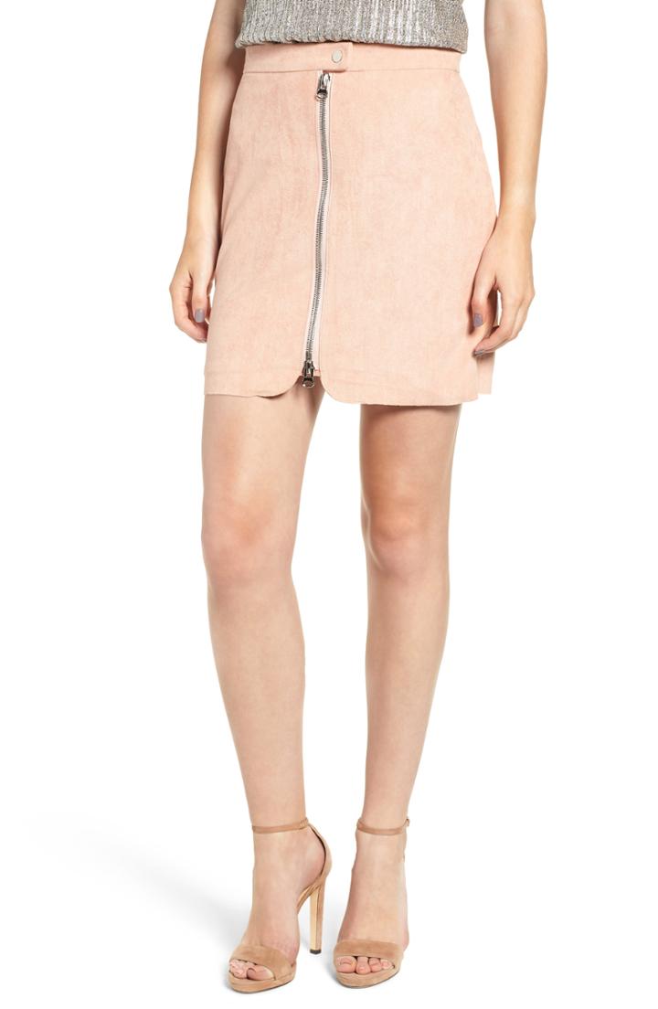 Women's Bishop + Young Exposed Zip Miniskirt