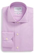 Men's Ledbury Innis Slim Fit Check Dress Shirt - Purple