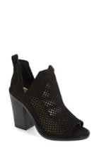 Women's Vince Camuto Kensa Peep Toe Bootie M - Black