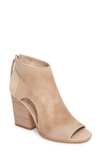 Women's Vince Camuto Bevina Cutout Bootie .5 M - Beige
