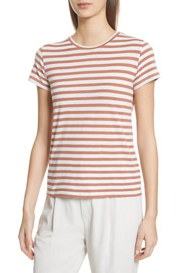 Women's Vince Bengal Stripe Tee - Orange