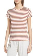 Women's Vince Bengal Stripe Tee - Orange