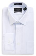 Men's Nordstrom Men's Shop Traditional Fit Non-iron Check Dress Shirt 32 - Blue
