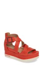 Women's Eileen Fisher Boost Wedge Sandal M - Orange