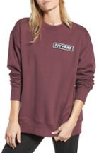 Women's Ivy Park Flag Badge Sweatshirt - Burgundy