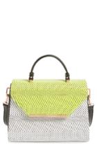 Ted Baker London Woven Straw Top Handle Satchel -