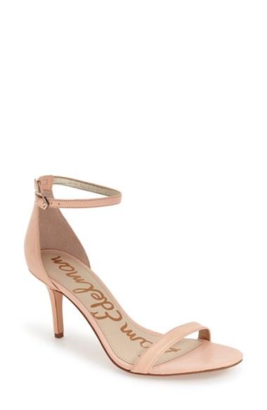 Women's Sam Edelman 'patti' Ankle Strap Sandal M - Beige