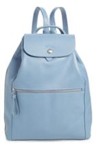 Longchamp Leather Backpack - Blue