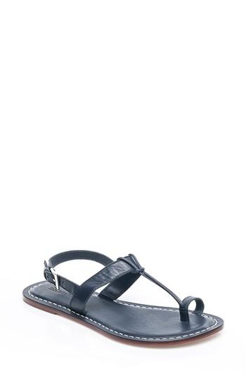 Women's Bernardo Maverick Leather Sandal M - Blue