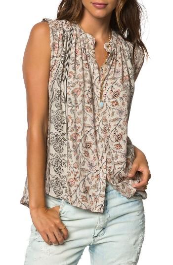 Women's O'neill Carley Print Top - Grey