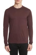 Men's Norse Projects Mercerized Wool Long Sleeve T-shirt - Red