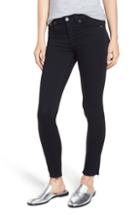 Women's Rag & Bone Raw Hem Ankle Skinny Jeans - Black