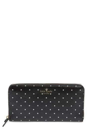 Women's Kate Spade New York Brooks Drive - Lacey Zip Around Wallet - Black