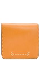 Women's Frye Carson Small Leather Wallet - Orange