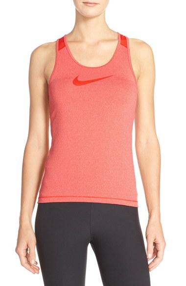 Women's Nike 'pro' Dri-fit Racerback Tank - Pink