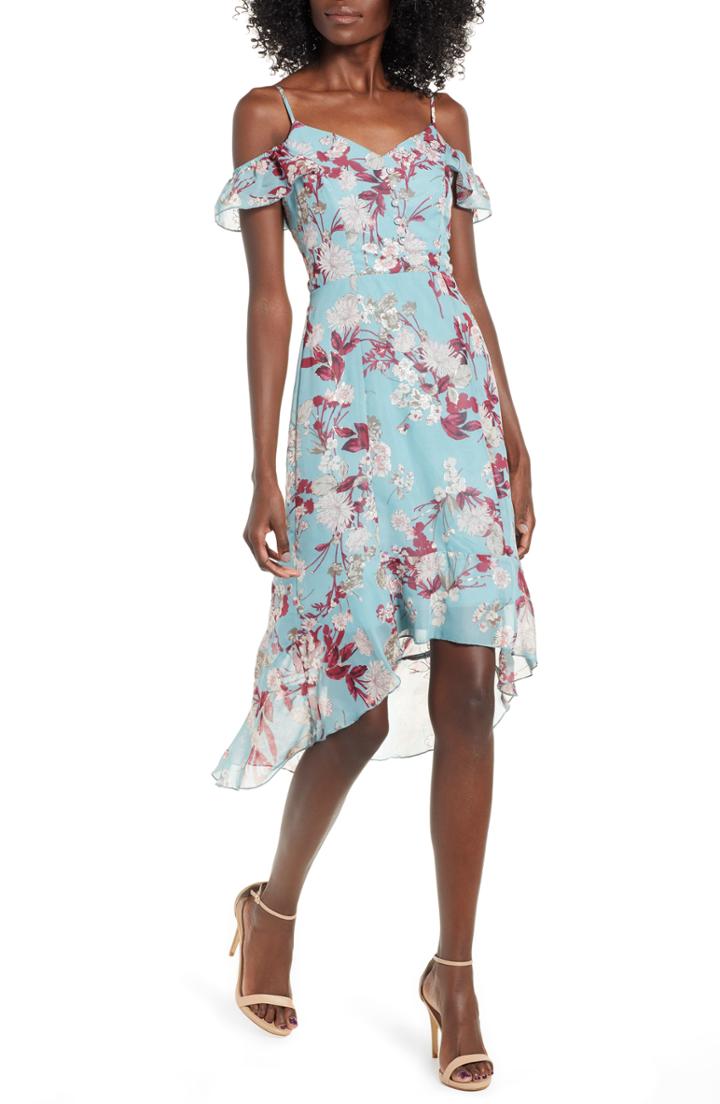 Women's Love, Nickie Lew Cold Shoulder Midi Dress
