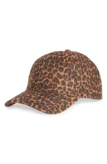 Women's David & Young Leopard Print Ball Cap -
