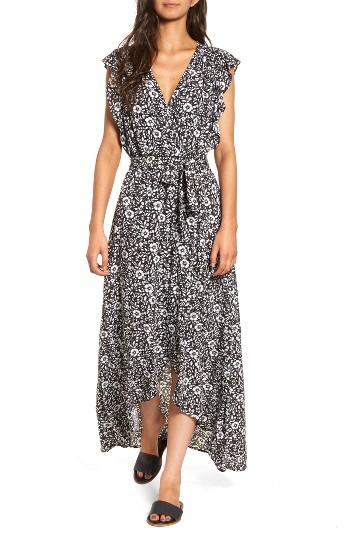 Women's Splendid Wrap Maxi Dress - Black
