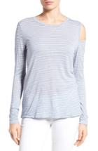Women's Velvet By Graham & Spencer Cold Shoulder Stripe Top