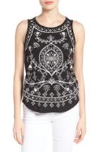 Women's Lucky Brand Eyelet Embroidered Cotton Tank