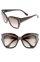 Women's Balenciaga 57mm Cat Eye Sunglasses -