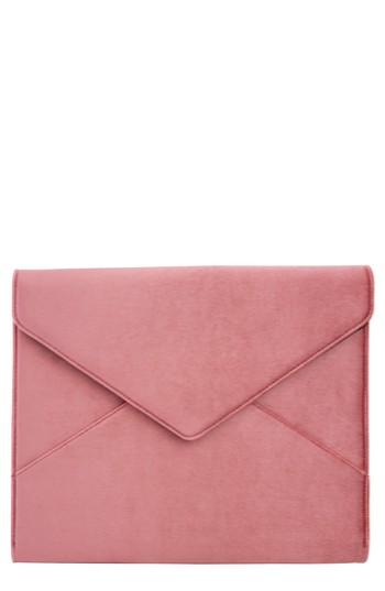 Sonix Rose Velvet Laptop Clutch -
