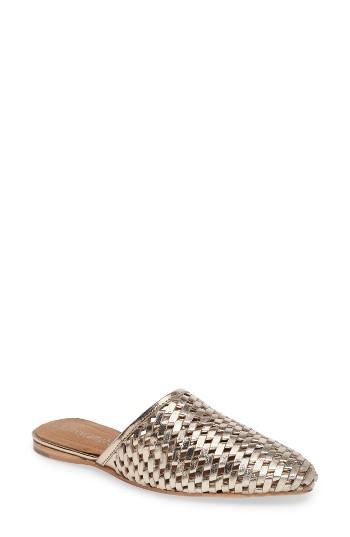 Women's Jeffrey Campbell Doshi Woven Mule M - Metallic