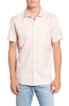 Men's Tori Richard Seas The Day Trim Fit Camp Shirt, Size - Pink