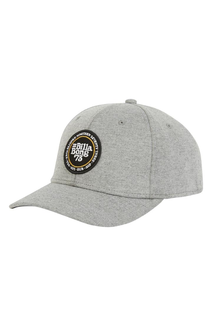 Men's Billabong Walled Stretch Baseball Cap /x-large - Grey