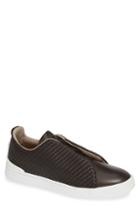 Men's Ermenegildo Zegna Slip-on Sneaker Us / 7uk - Brown