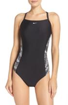 Women's Nike Wind One-piece Swimsuit - Black